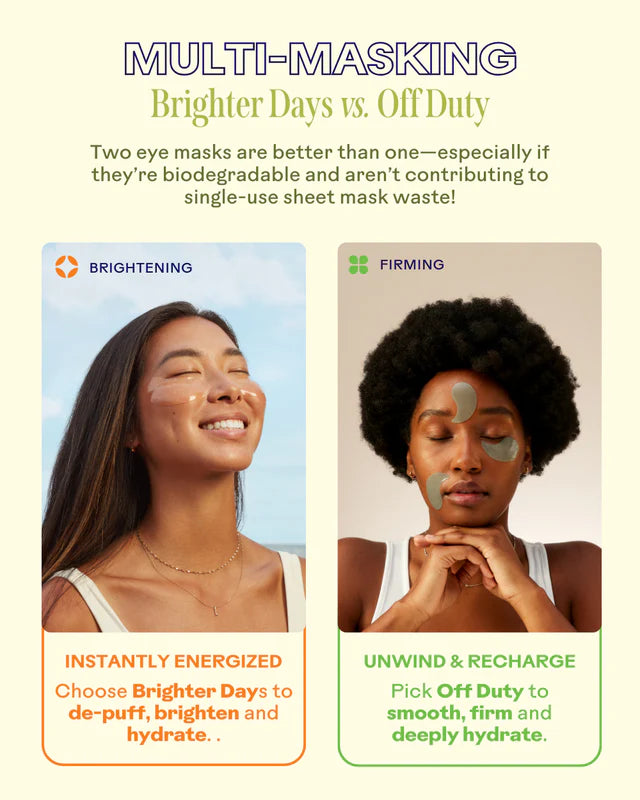 Three Ships Bright & Tight Biodegradable Eye Mask Set