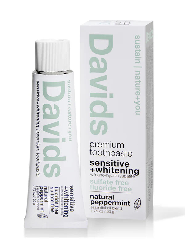 Davids Travel Size Toothpaste w/ Nano-hydroxyapatite - (Peppermint / 1.75 oz)
