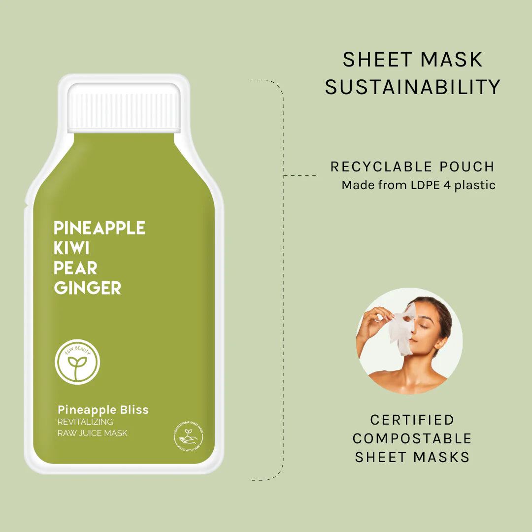 ESW Beauty Pineapple Bliss Revitalizing Sheet Mask