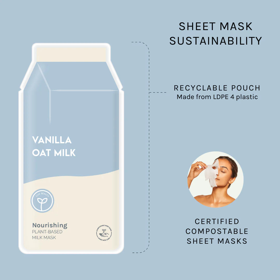 ESW Beauty Vanilla Oat Milk Sheet Mask