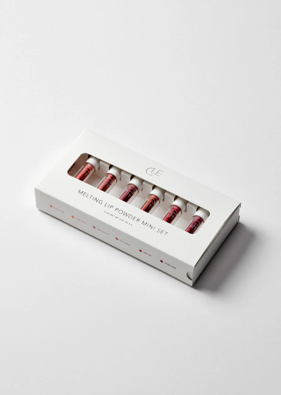 CLE Mini Melting Lip Powder Set (6 Shades)