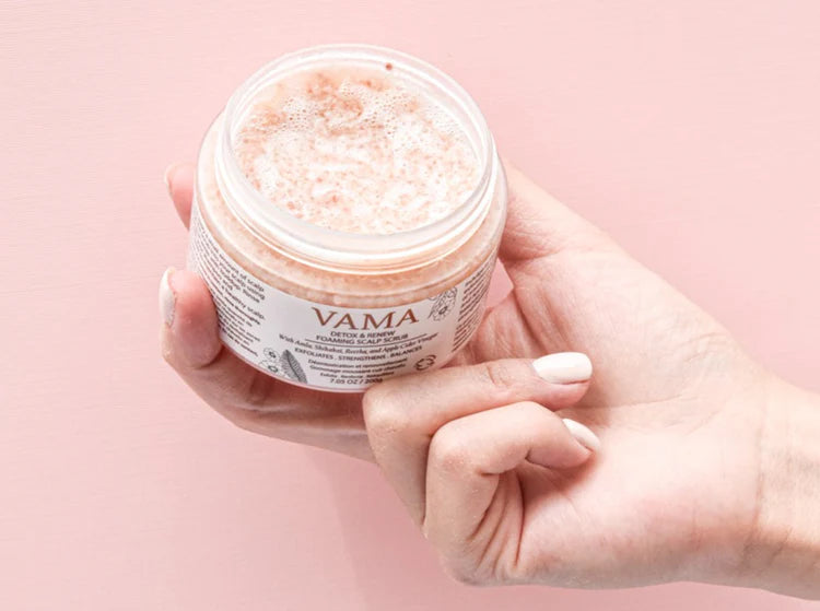 VAMA Detox and Renew Foaming Scalp Scrub