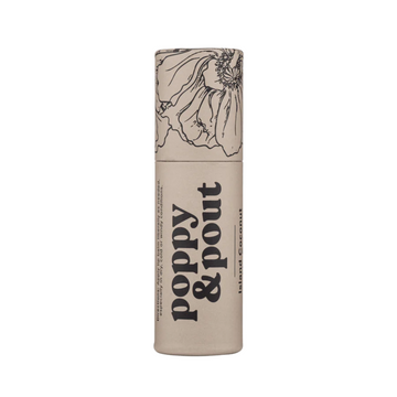 Poppy & Pout Lip Balm - Island Coconut