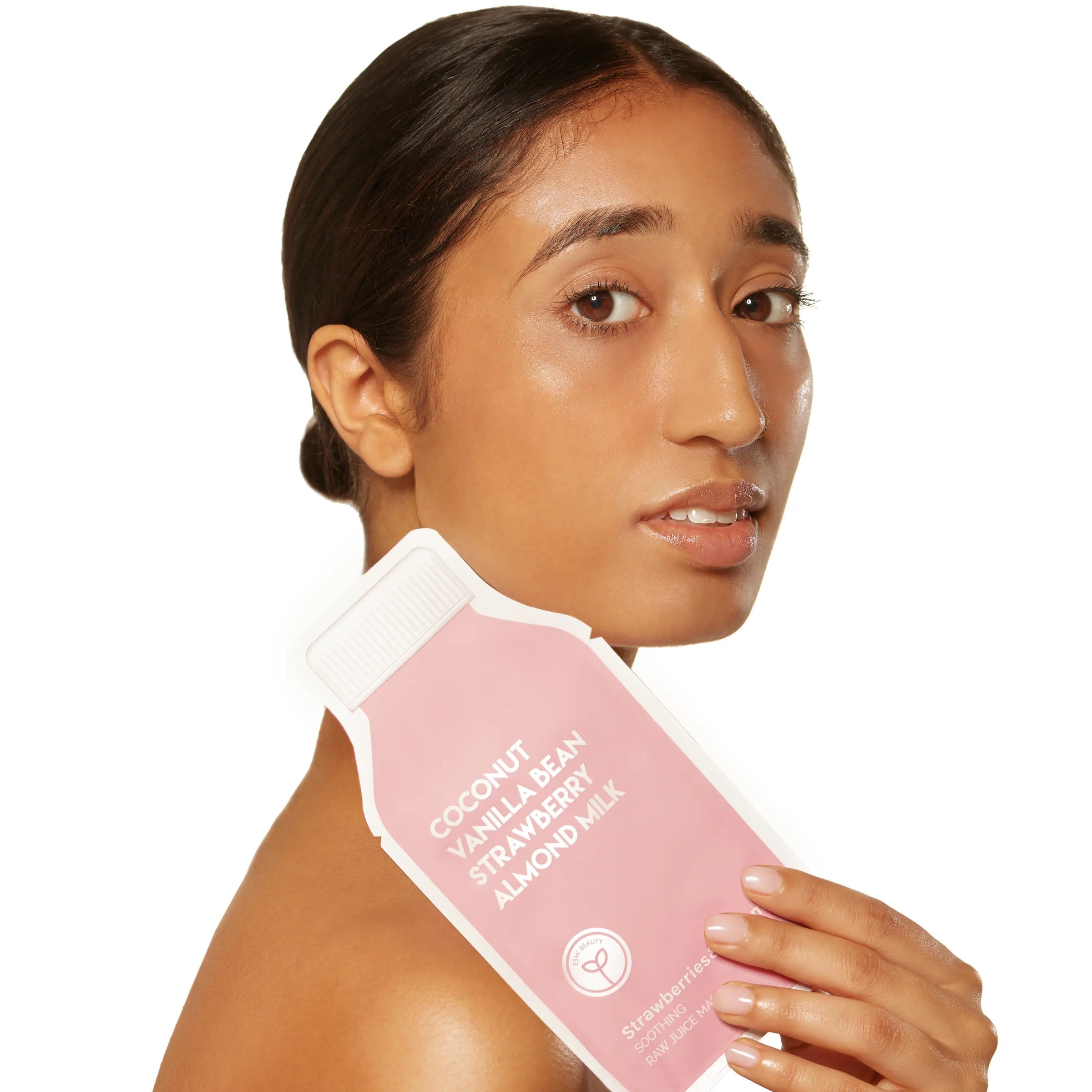 ESW Beauty Strawberries and Cream Soothing Raw Juice Sheet Mask