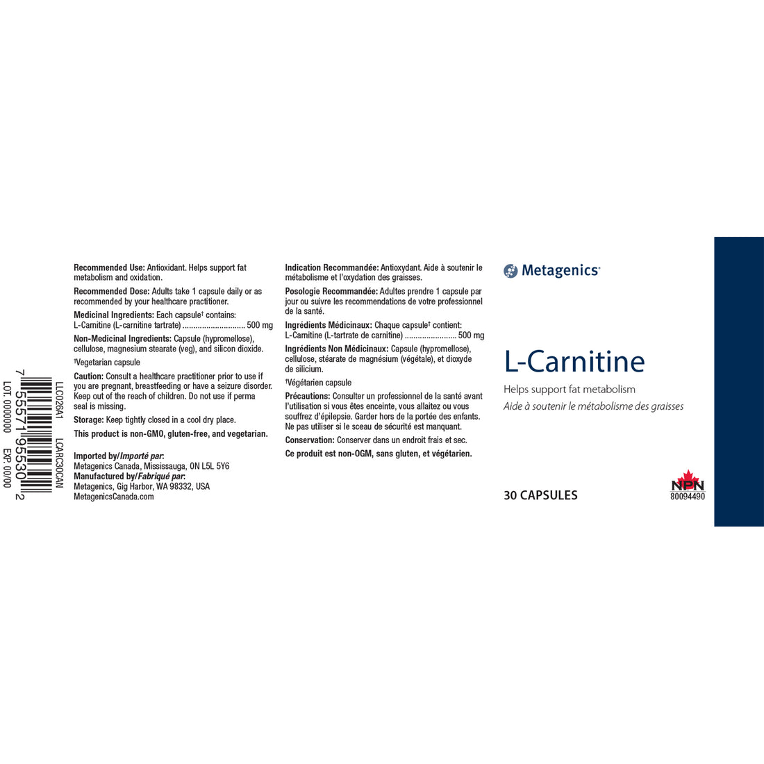Metagenics L-Carnitine