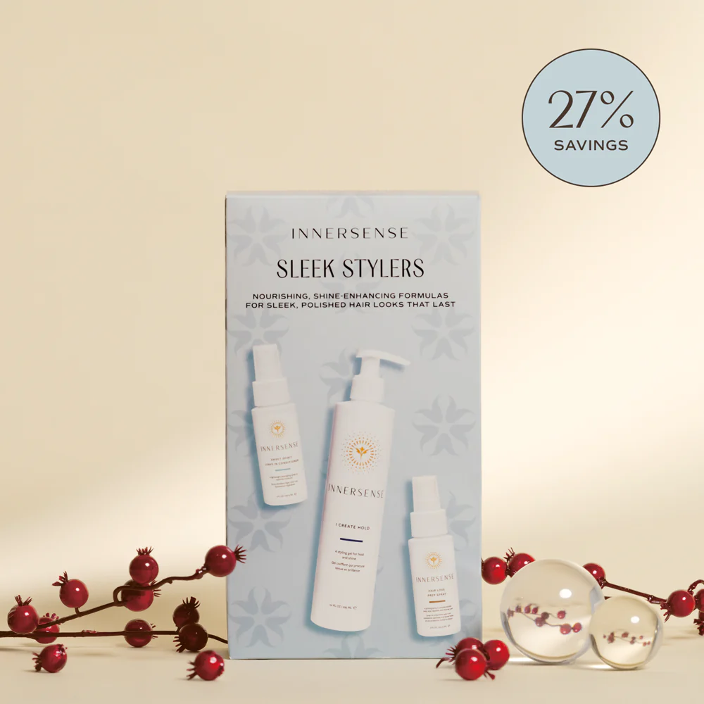 Innersense Sleek Stylers Set (I Create Hold, Leave-in Conditioner, & Prep Spray)