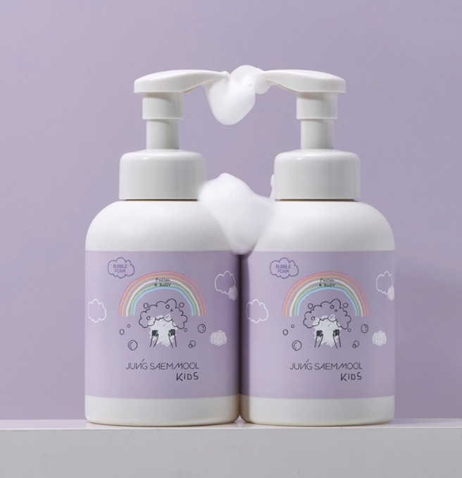 Jung Saem Mool Kids Mild Bubble Foam Facial and Body
