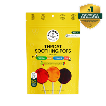Beekeeper’s Naturals Throat Soothing Lollipops