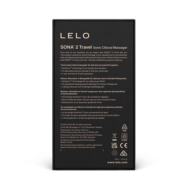 Lelo Sona 2 Travel Size Purple