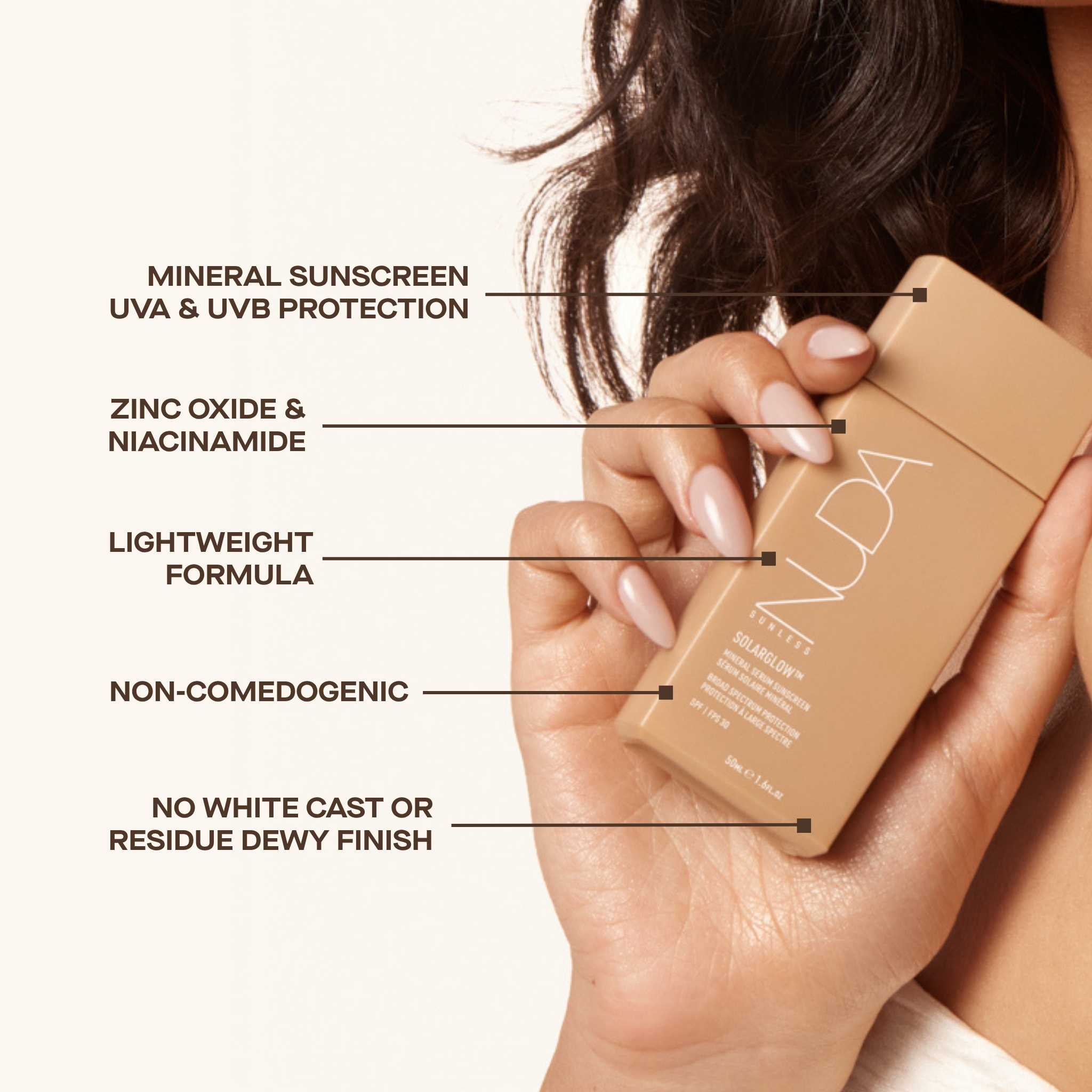 NUDA Solarglow Mineral Serum SPF 30
