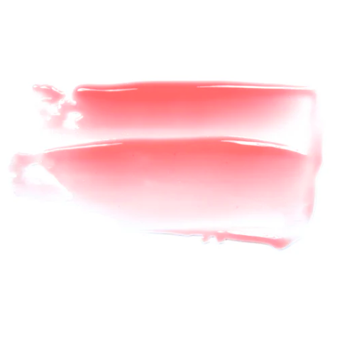 Two pink brush strokes on a white background