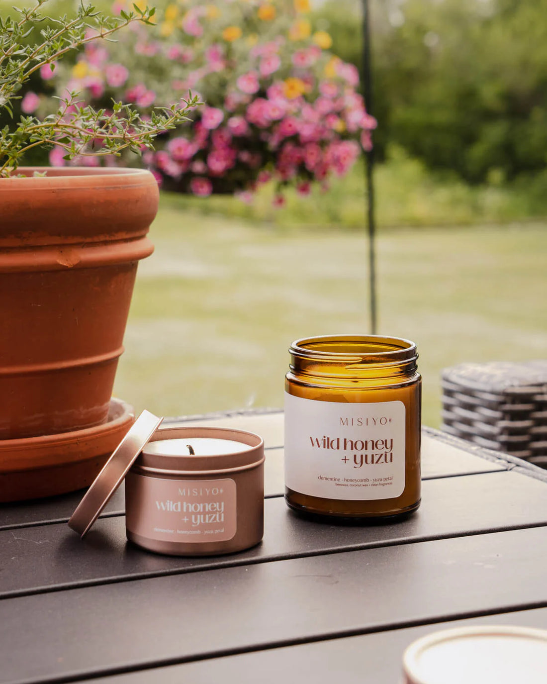 Misiyo Wild Honey + Yuzu Candle