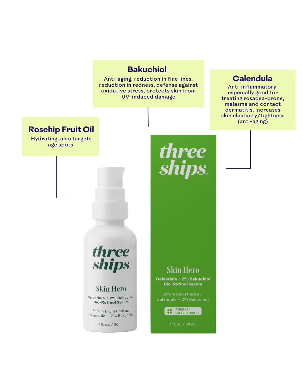 Three Ships Skin Hero Bio-Retinol Serum