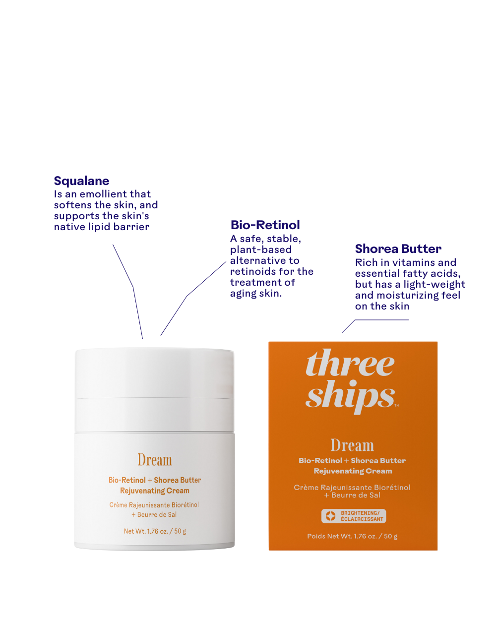 Three Ships Dream Night Cream