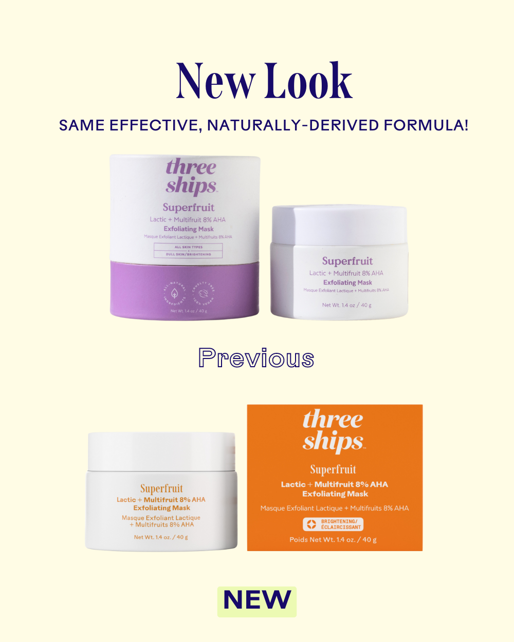Three Ships Superfruit AHA Exfoliating Mask