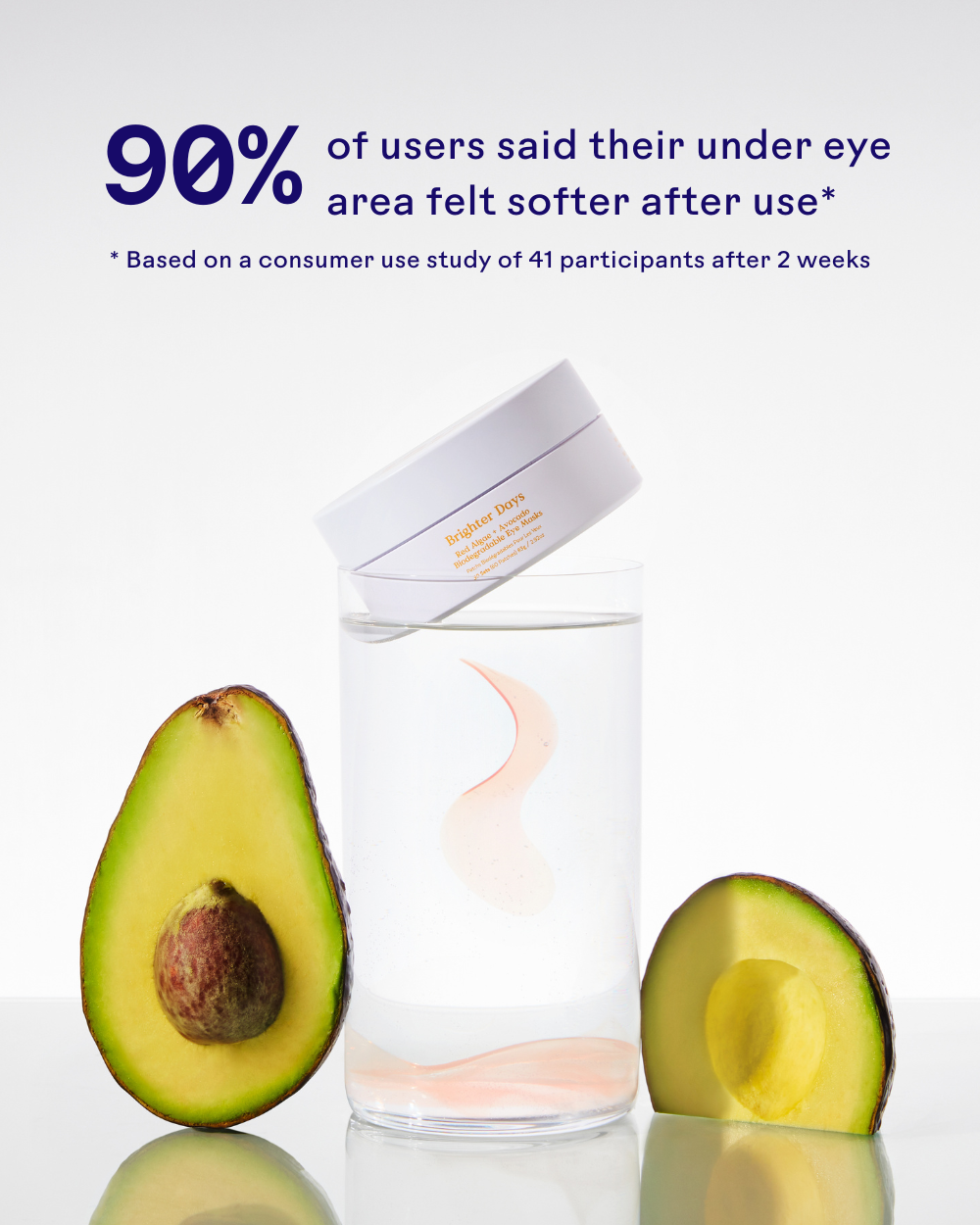 Three Ships Brighter Days Biodegradable Eye Masks