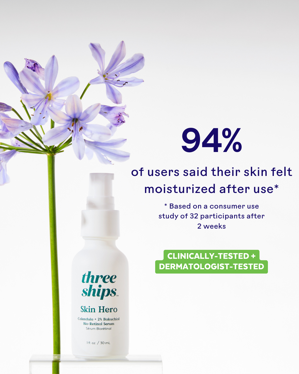 Three Ships Skin Hero Bio-Retinol Serum
