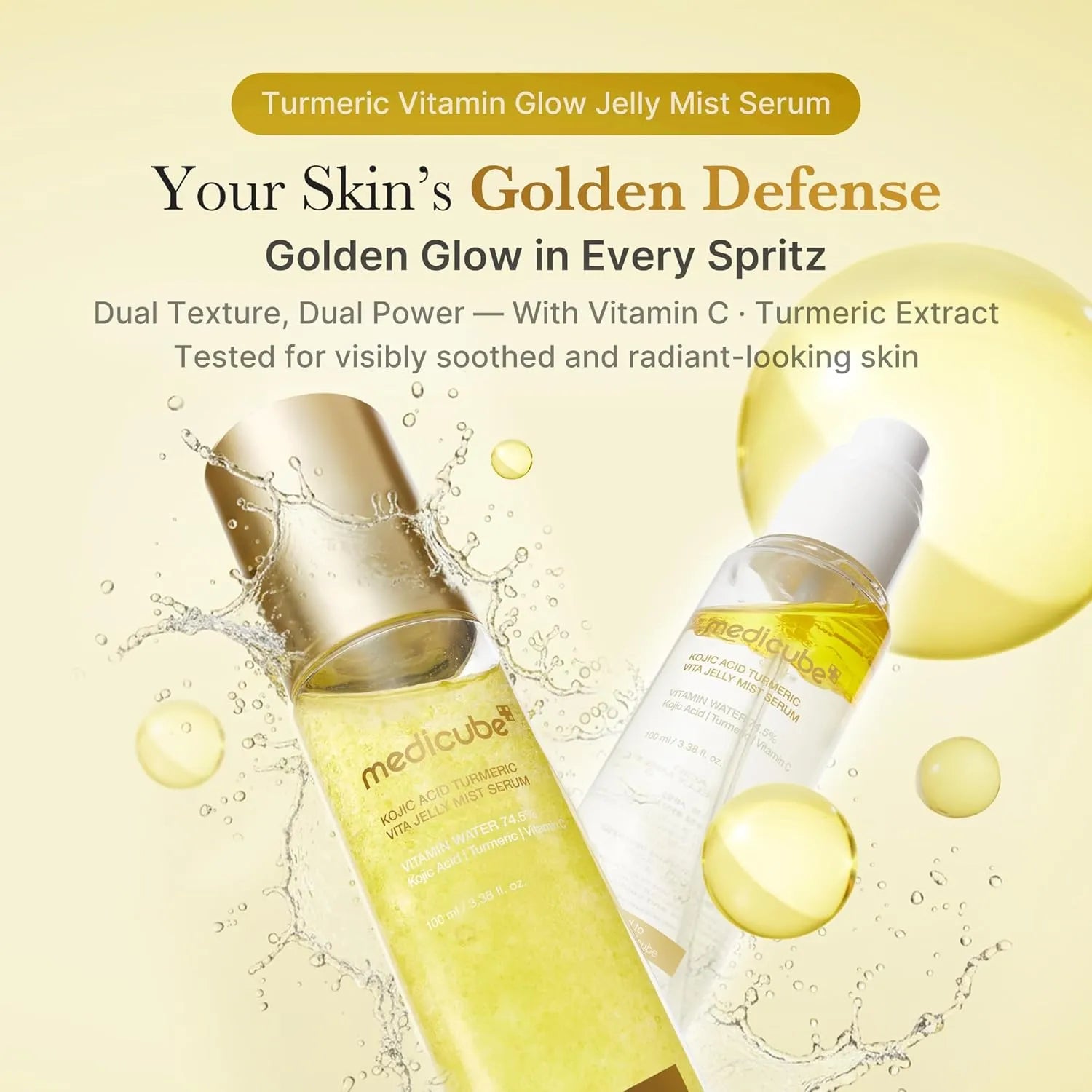 Medicube Kojic Acid Turmeric Vita Jelly Mist Serum