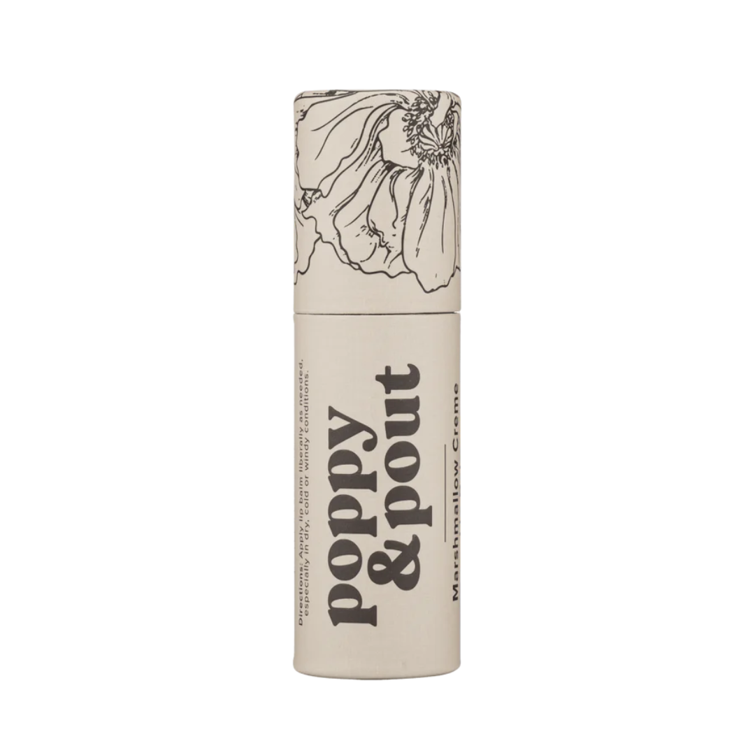 Poppy & Pout Lip Balm - Marshmallow Creme