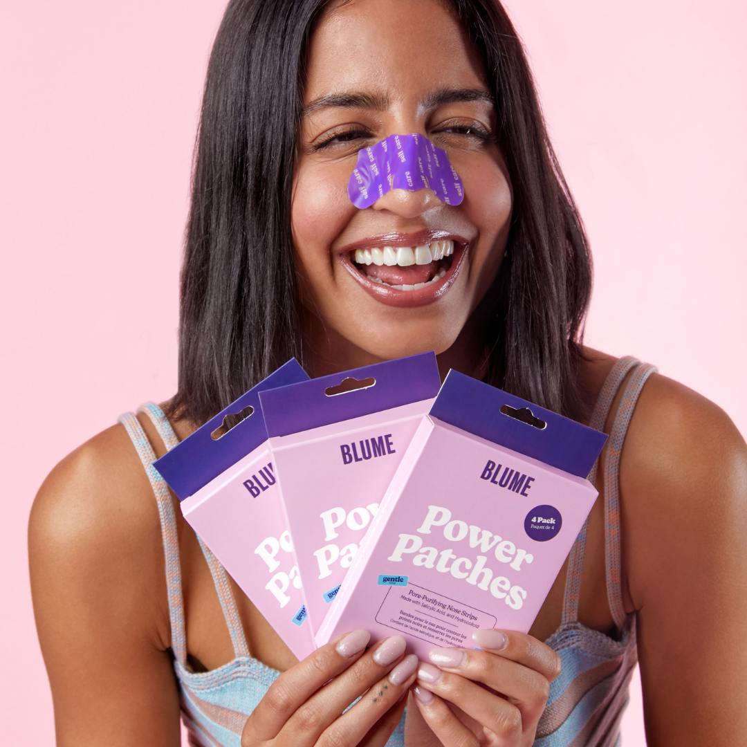 Blume Power Patches Pore Purifying Nose Strips (4 Pack)