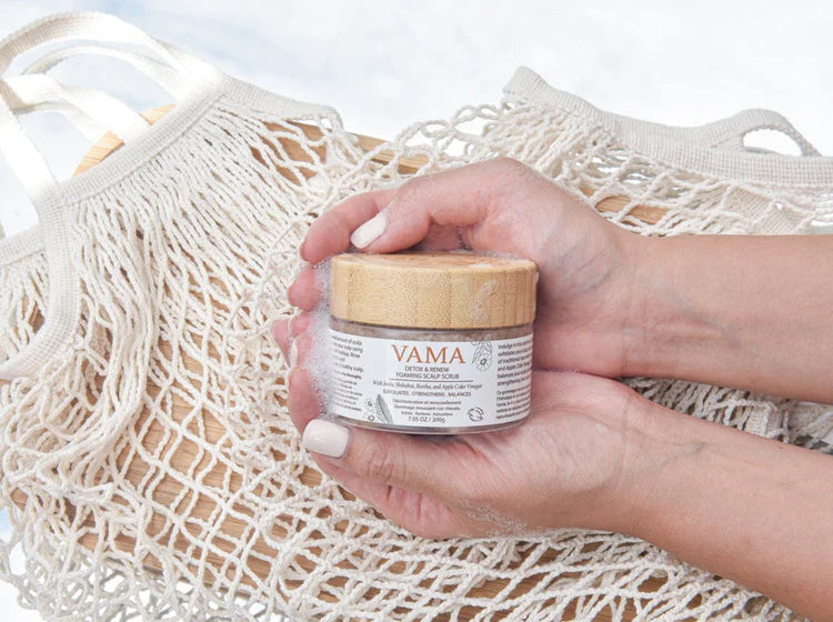 VAMA Detox and Renew Foaming Scalp Scrub