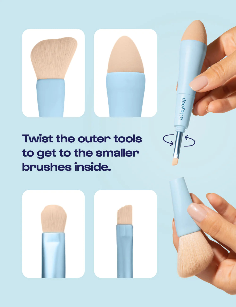 Alleyoop The Multi-Tasker Makeup Brush