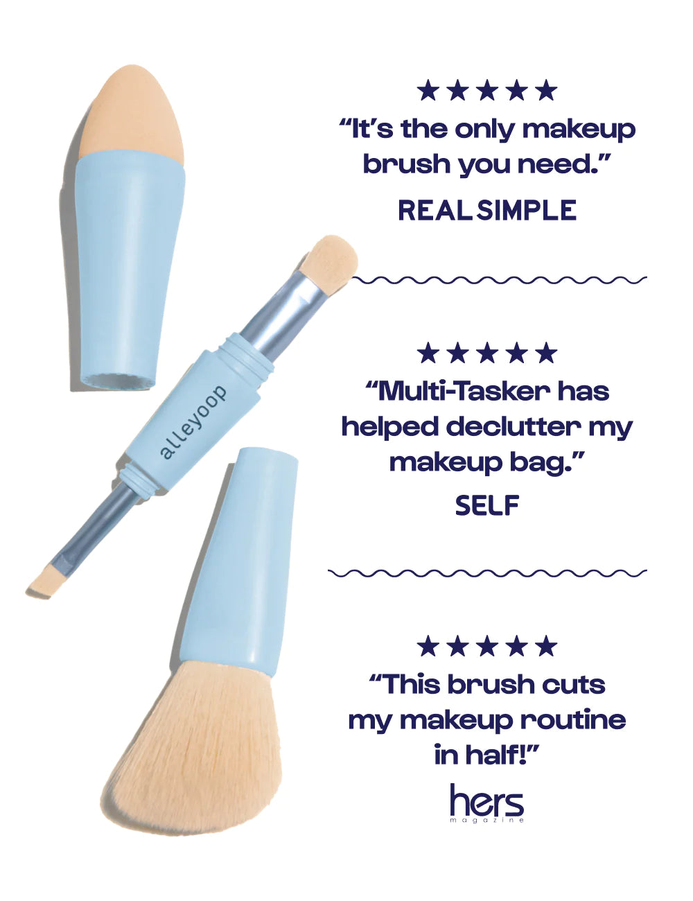 Alleyoop The Multi-Tasker Makeup Brush
