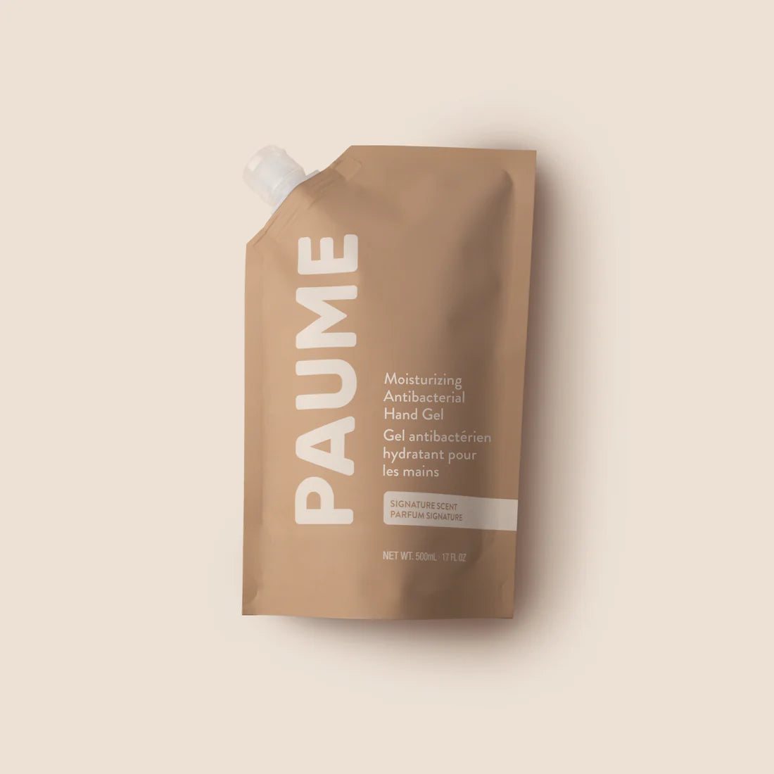 Paume Moisturizing Antibacterial Hand Gel Refill Bag (500 mL)
