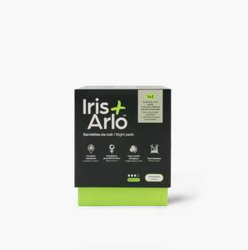Iris+Arlo 100% Organic Cotton Night Pads (10 pads)
