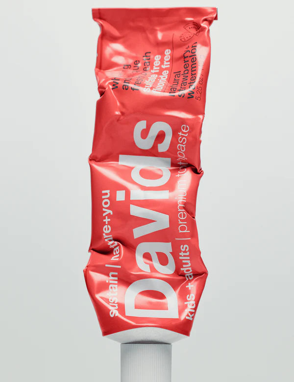 Davids Premium Toothpaste (Strawberry Watermelon / Kids + Adults / 5.25 oz)