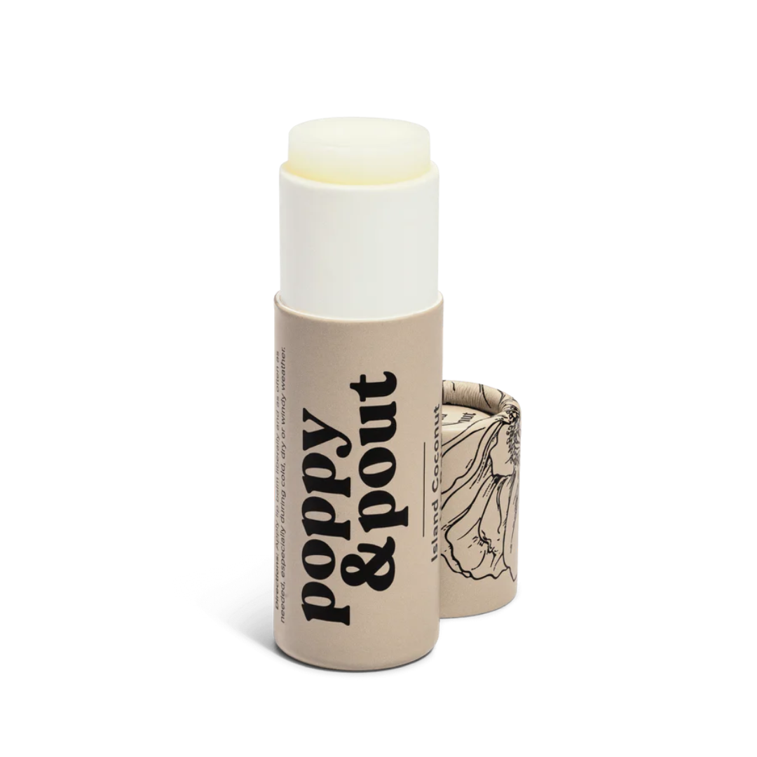 Poppy & Pout Lip Balm - Island Coconut