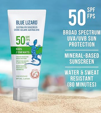 Blue Lizard Kids Sunscreen Lotion
