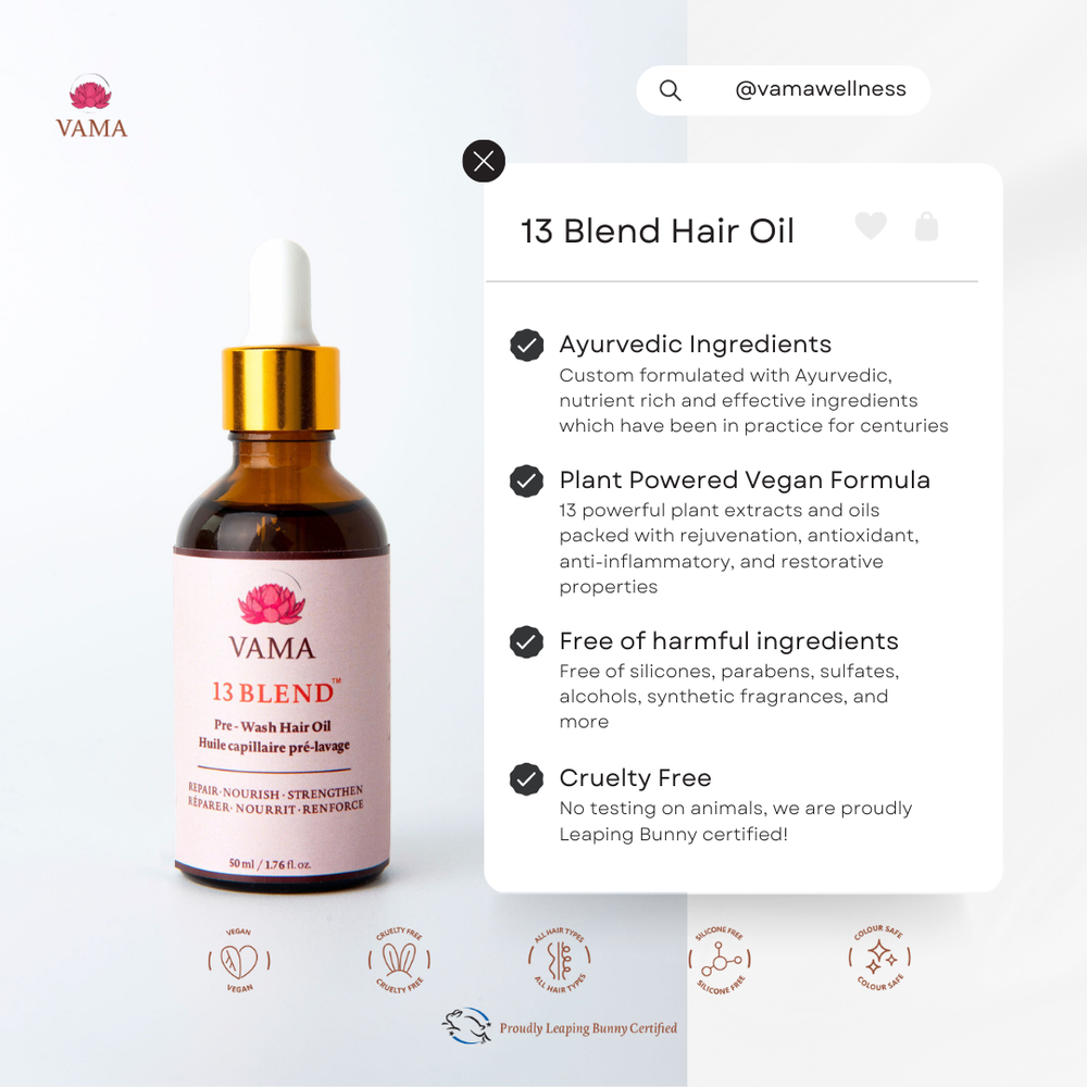 VAMA 13 Blend Pre-Wash Hair Oil