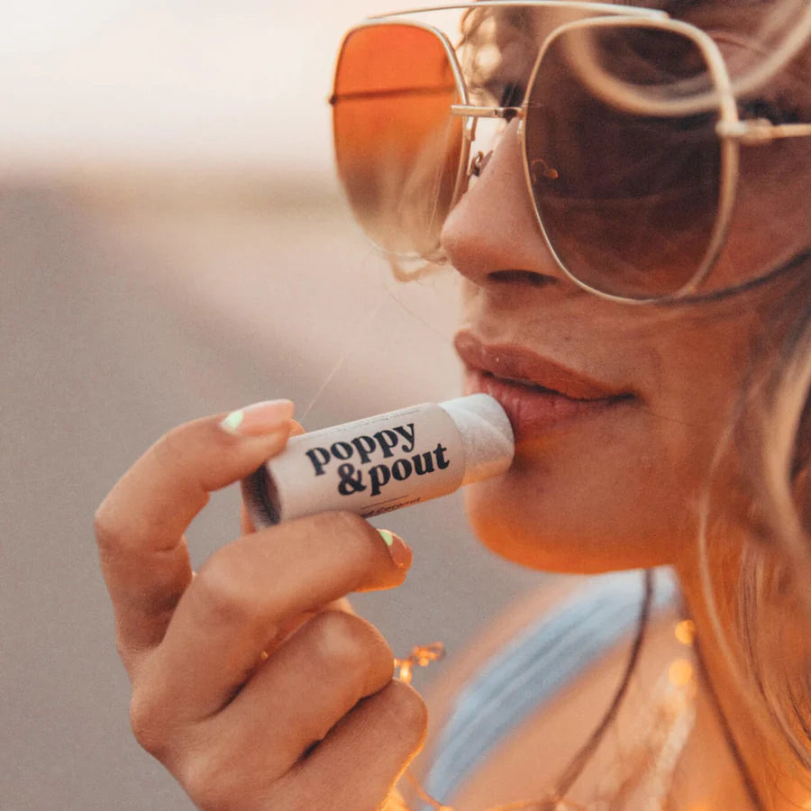 Poppy & Pout Lip Balm - Island Coconut
