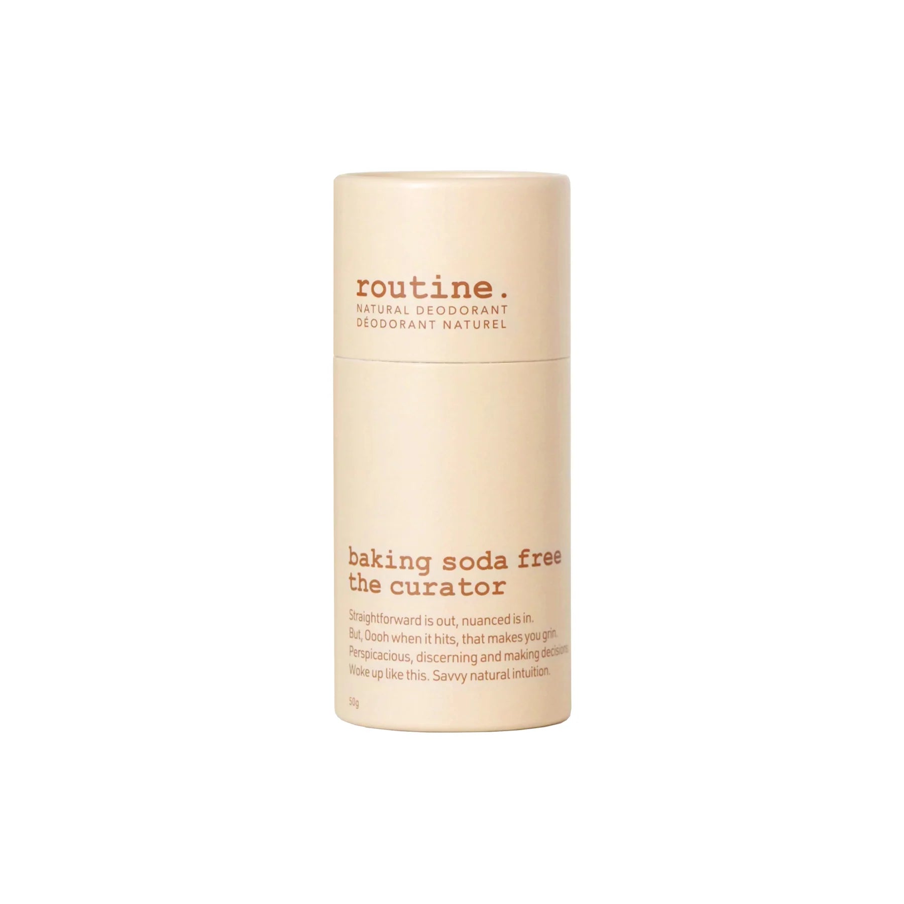 Routine The Curator Baking Soda Free Natural Deodorant