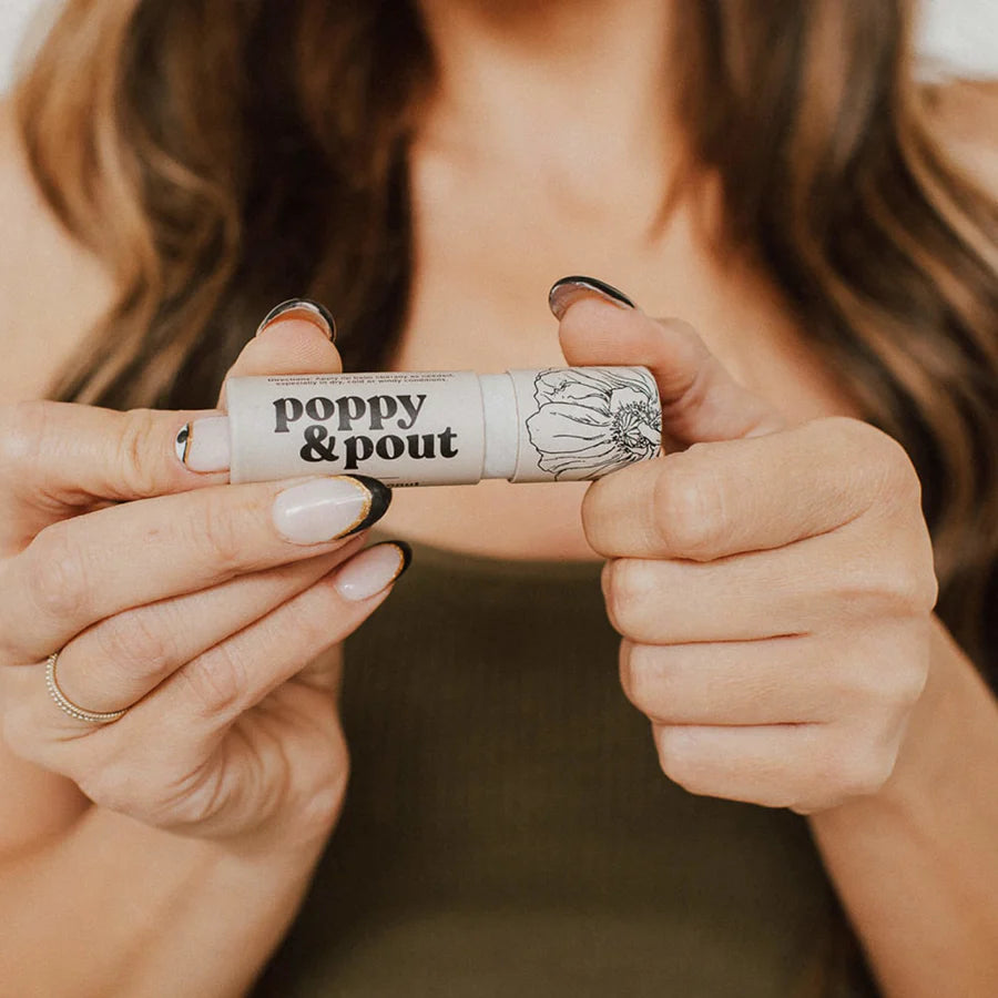 Poppy & Pout Lip Balm - Island Coconut