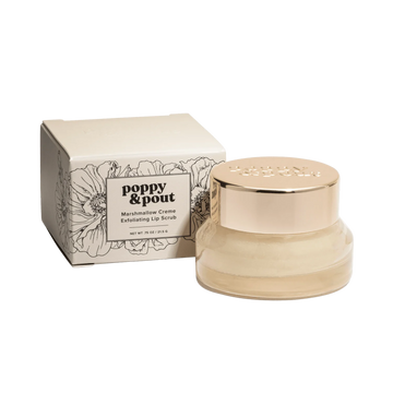 Poppy & Pout Lip Scrub - Marshmallow Creme
