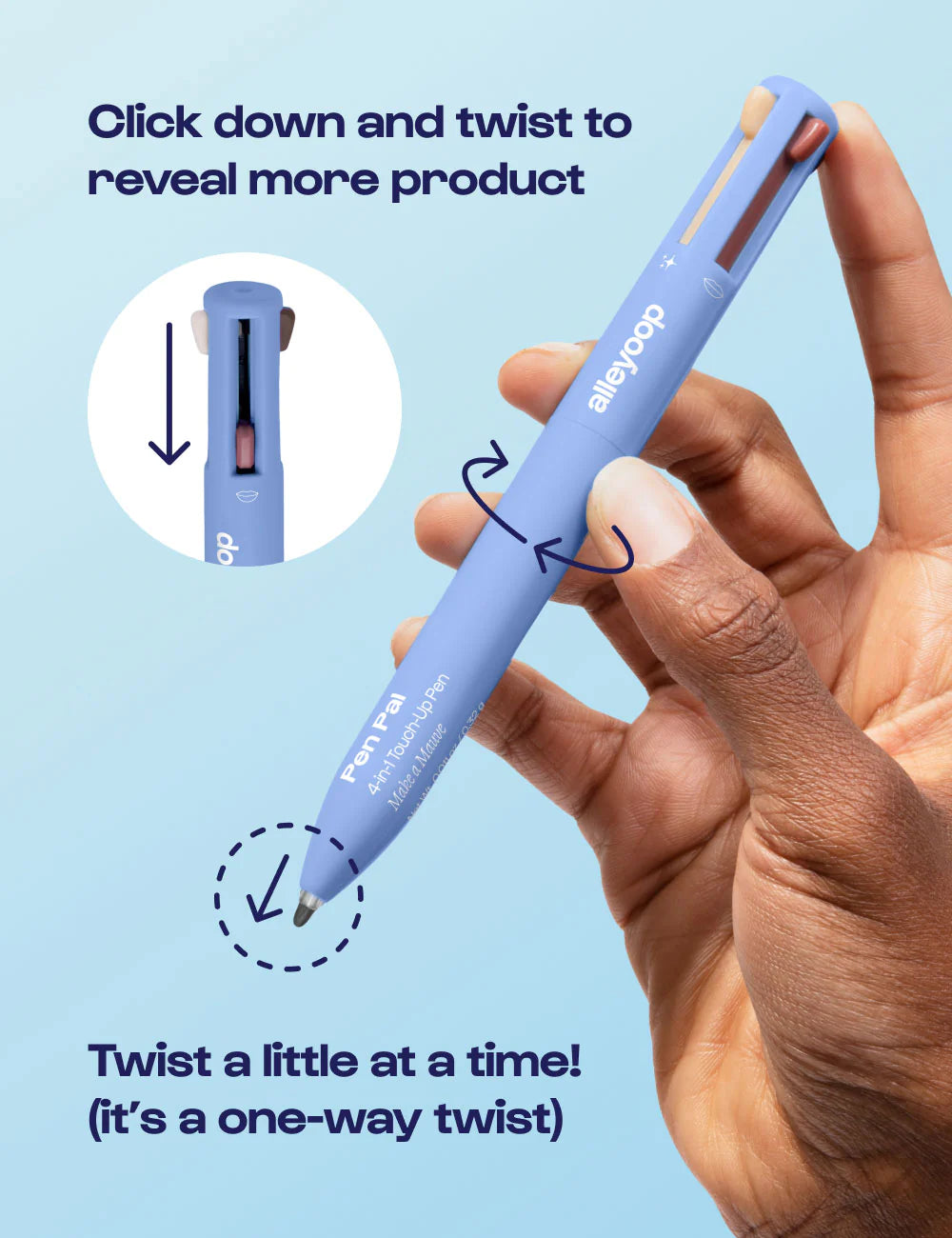 Alleyoop Pen Pal 4-in-1 Touch-Up Pen