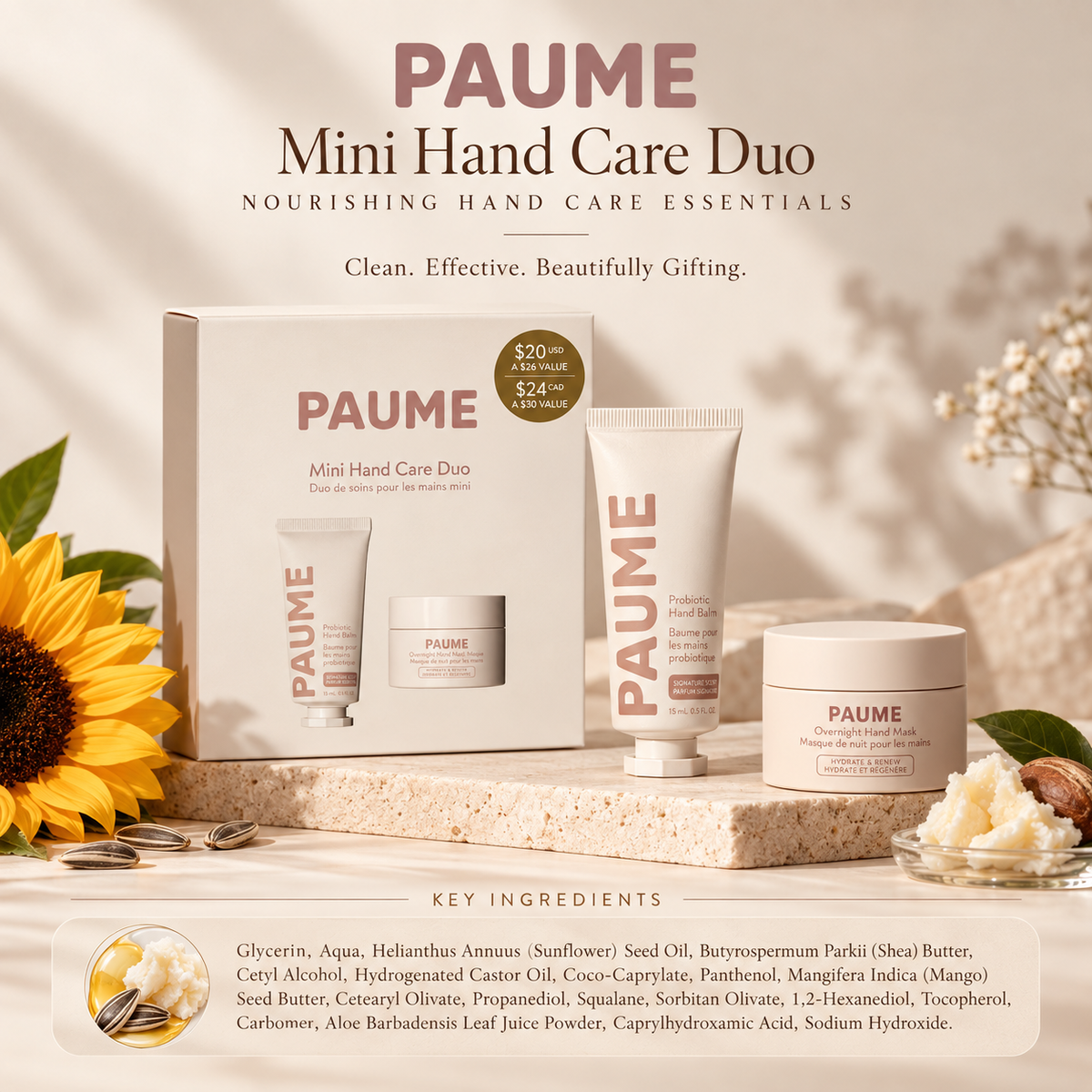 PAUME Mini Hand Care Duo Set