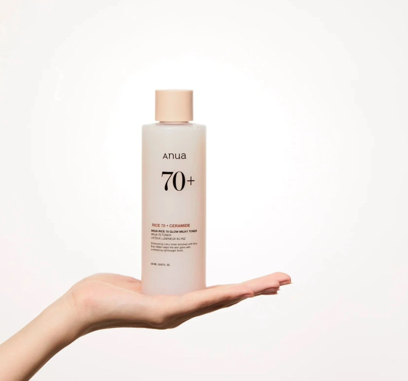 Anua Rice 70+ Ceramide Glow Milky Toner