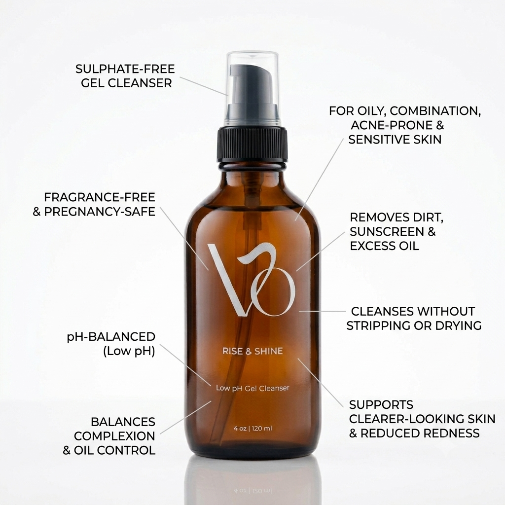 Vo Beauty Rise + Shine: Gel Cleanser