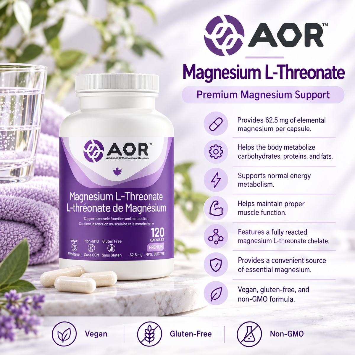 AOR Magnesium L-Threonate