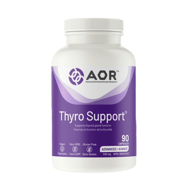 AOR Thyro Support supplement bottle on a white background