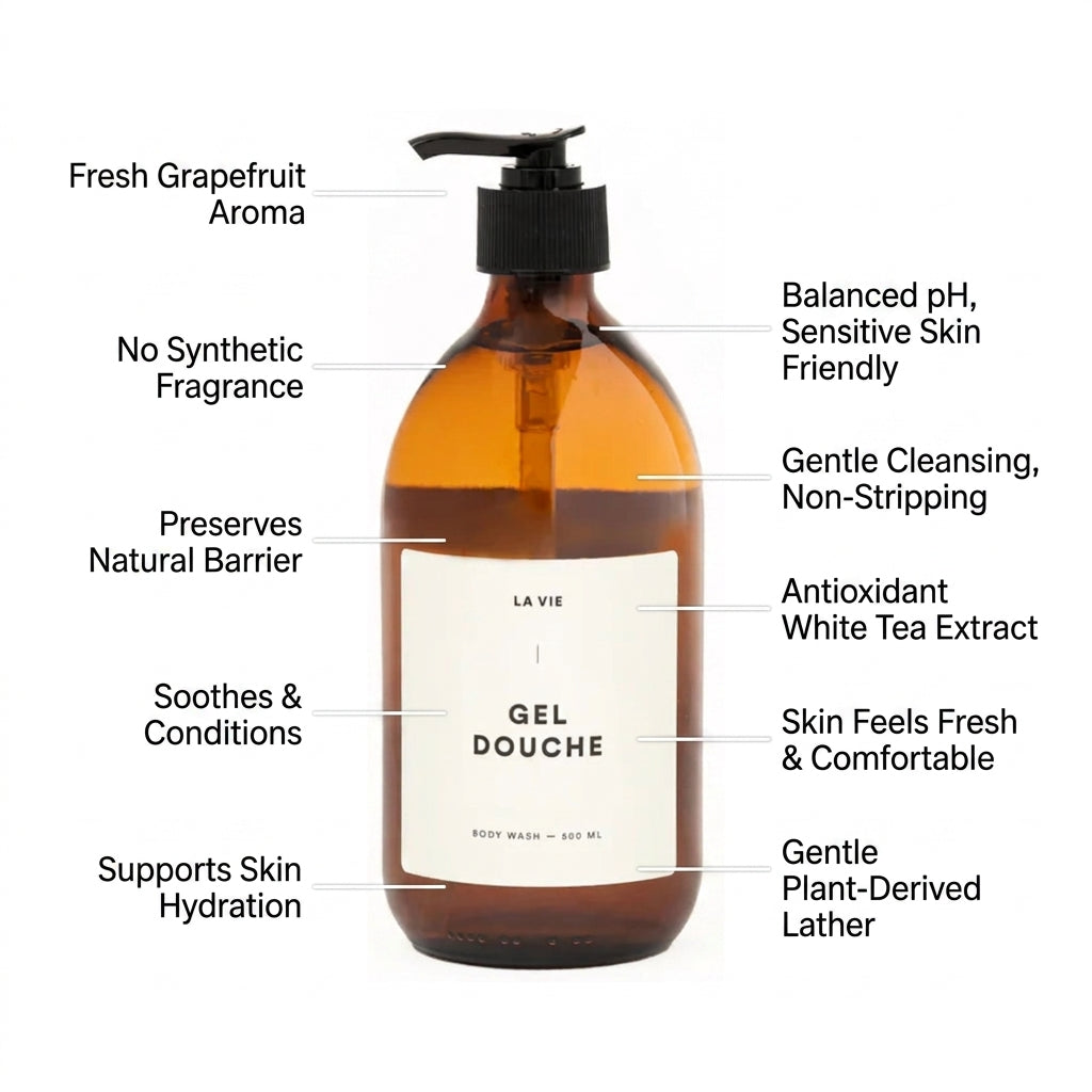 Atelier La Vie Apothicaire Body Wash Grapefruit Benefits