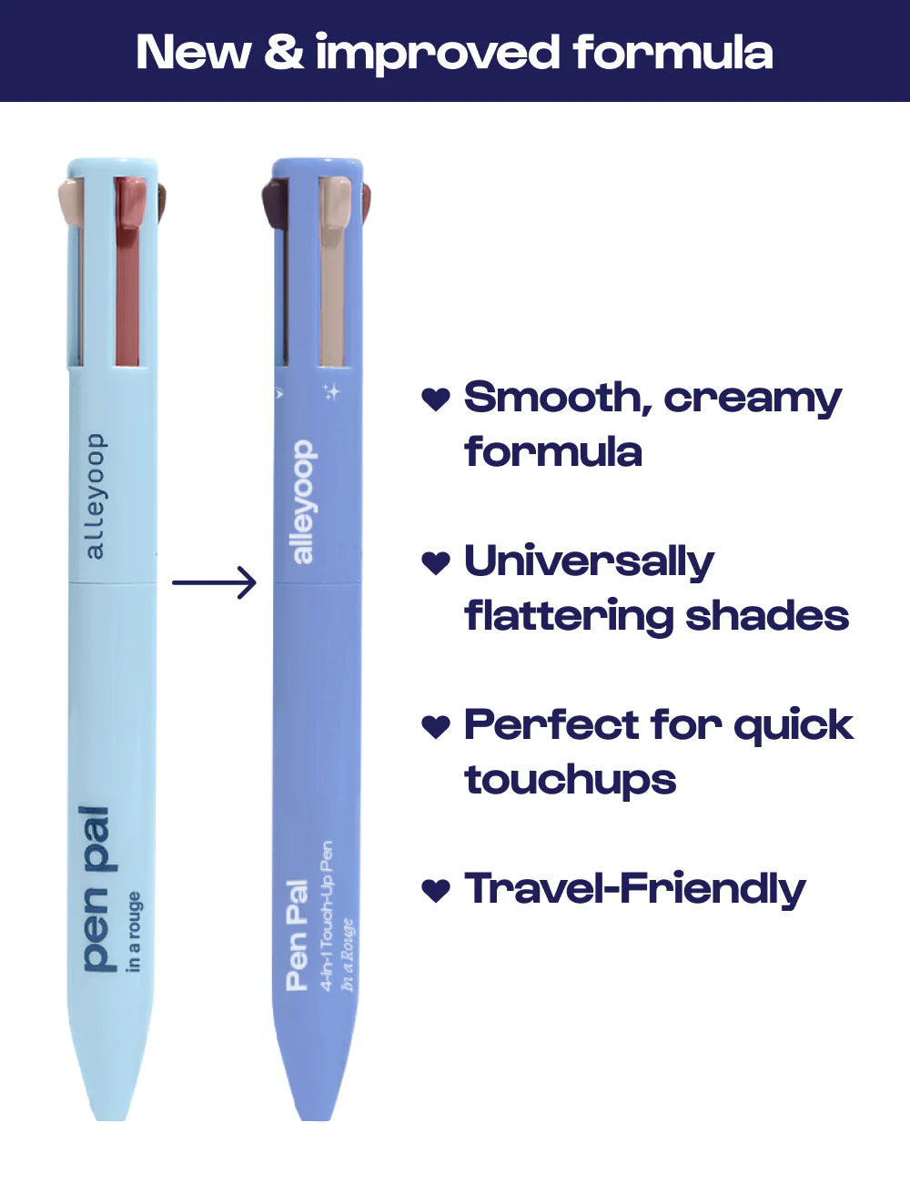 Alleyoop Pen Pal 4-in-1 Touch-Up Pen