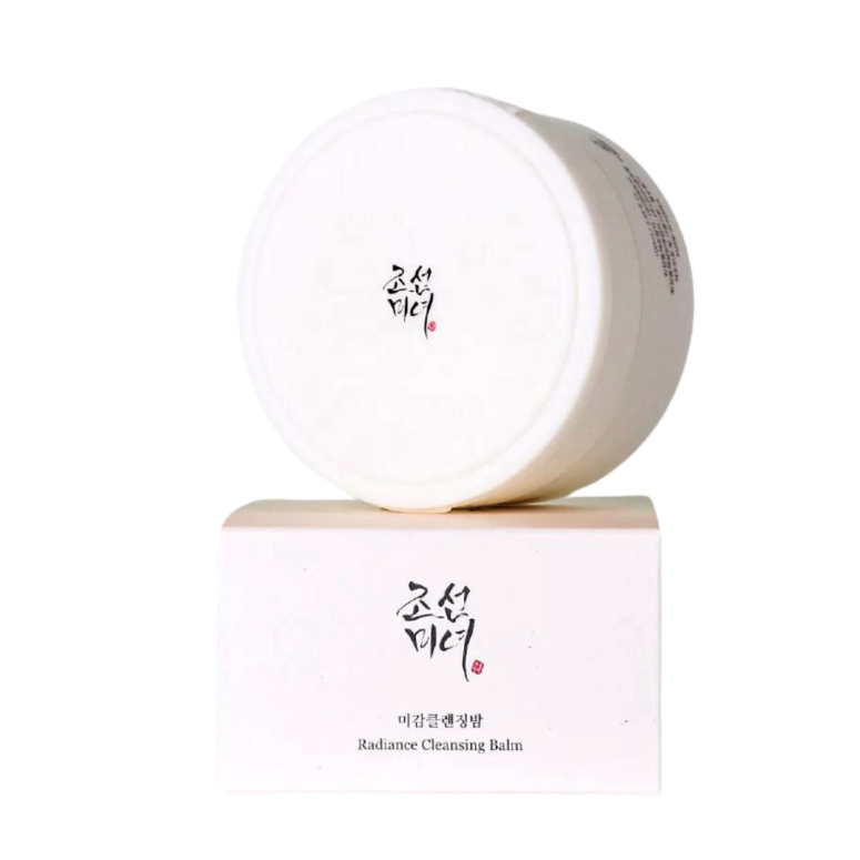 Radiance Cleansing Balm with packaging on a white background