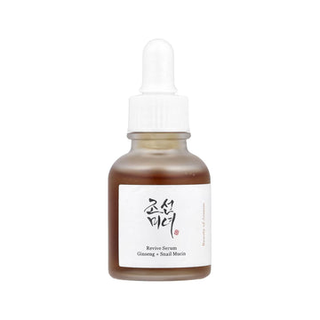 Serum bottle with dropper on a white background