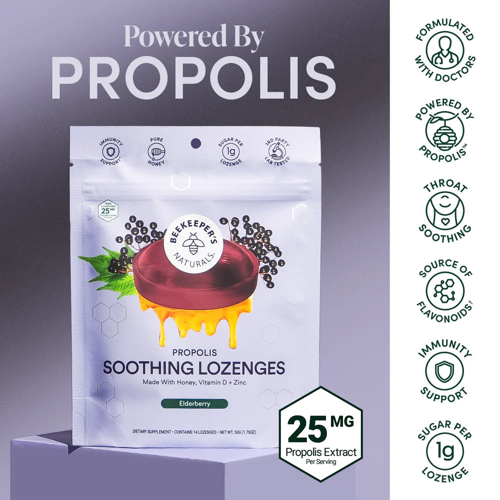 Beekeeper's Naturals: Propolis Lozenges benefits 4