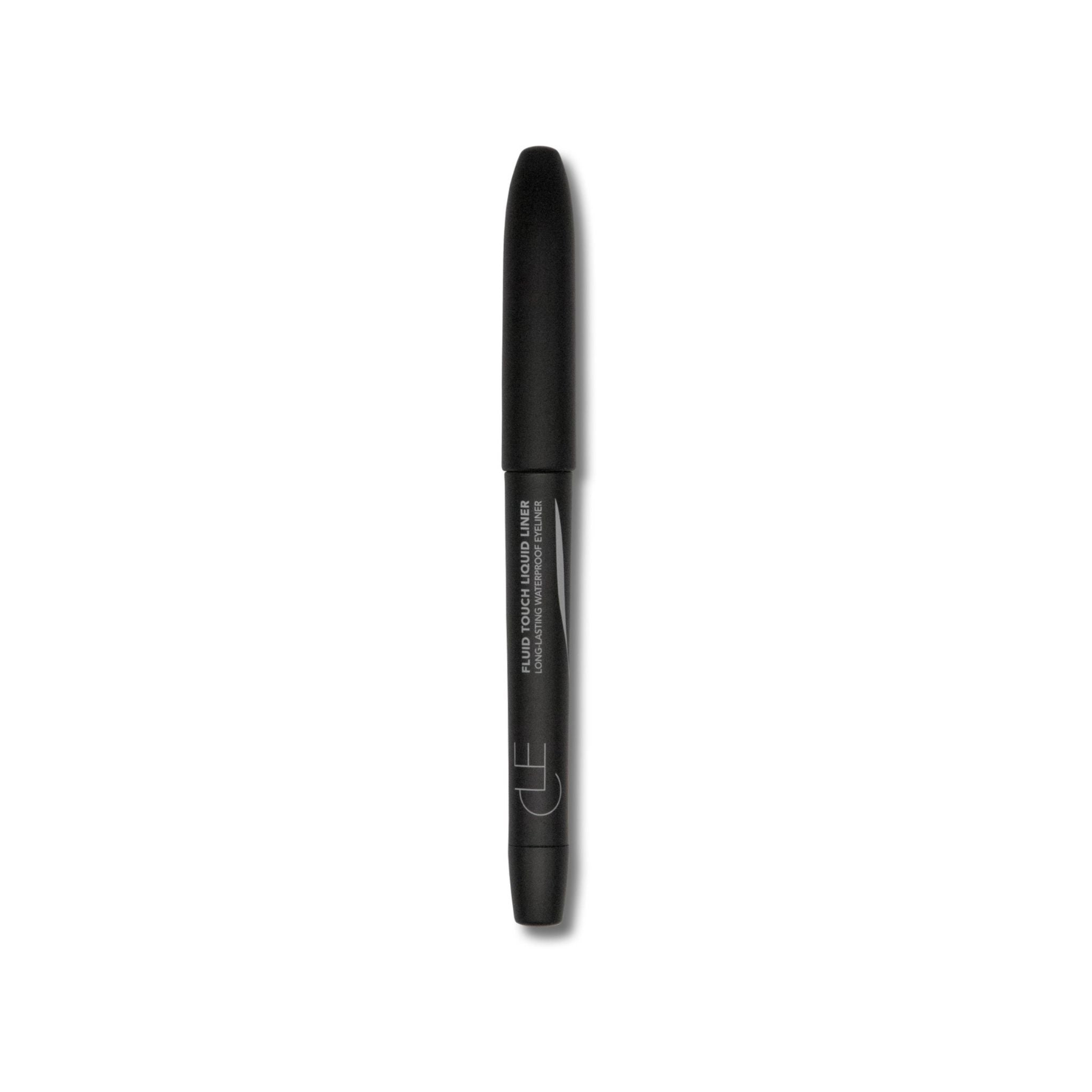 Black eyeliner pen on a white background