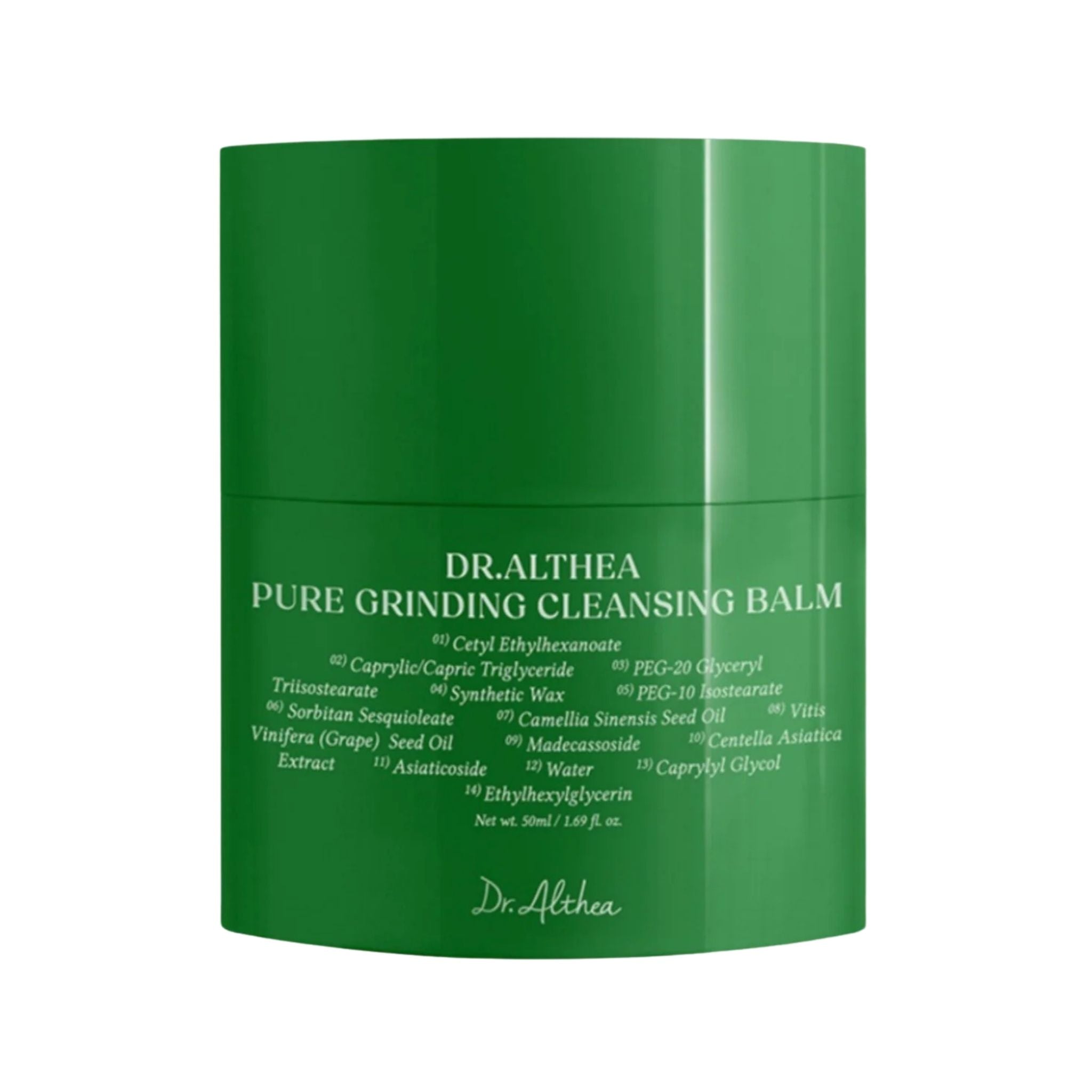 The Pharmacy Lab Dr. Althea Pure Grinding Cleansing Balm with grinder container for hygienic makeup removal